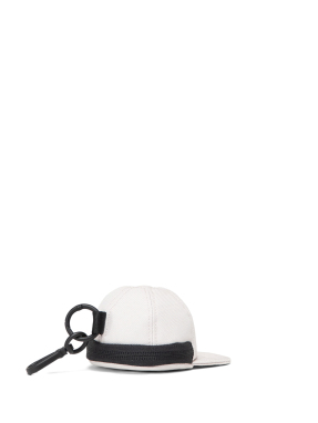 ΜΠΡΕΛΟΚ ΤΣΑΝΤΑΣ SYLAS CLASSIC CAP BAG CHARM | Εκρού