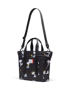 PEANUTS® x HERSCHEL HERITAGE SMALL TOTE | Μαύρο