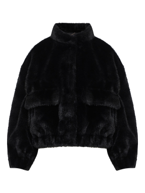 ΓΥΝΑΙΚΕΙΟ FAUX FUR ΜΠΟΥΦΑΝ | Μαύρο IT 42
