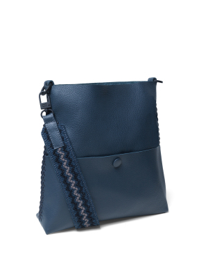 ΓΥΝΑΙΚΕΙΑ ΔΕΡΜΑΤΙΝΗ ΤΣΑΝΤΑ ΧΙΑΣΤΙ LIMA SLIM MESSENGER | Μπλε