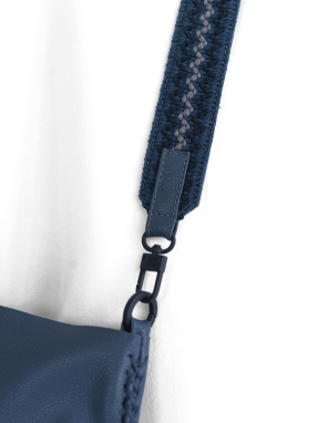 ΓΥΝΑΙΚΕΙΑ ΔΕΡΜΑΤΙΝΗ ΤΣΑΝΤΑ ΧΙΑΣΤΙ LIMA SLIM MESSENGER | Μπλε