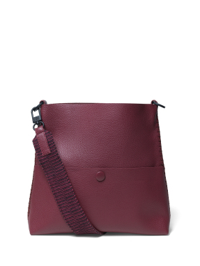 ΓΥΝΑΙΚΕΙΑ ΔΕΡΜΑΤΙΝΗ ΤΣΑΝΤΑ ΧΙΑΣΤΙ BARQUE SLIM MESSENGER | Μπορντό