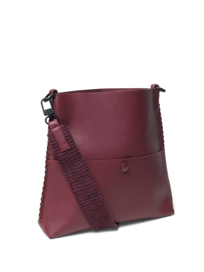 ΓΥΝΑΙΚΕΙΑ ΔΕΡΜΑΤΙΝΗ ΤΣΑΝΤΑ ΧΙΑΣΤΙ BARQUE SLIM MESSENGER | Μπορντό