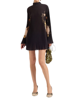 ΜΙΝΙ ΦΟΡΕΜΑ TWIRLING TUNIC | Μαύρο XS