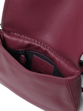 ΓΥΝΑΙΚΕΙΑ ΔΕΡΜΑΤΙΝΗ ΤΣΑΝΤΑ ΧΙΑΣΤΙ MEDIUM SADDLE | Μπορντό