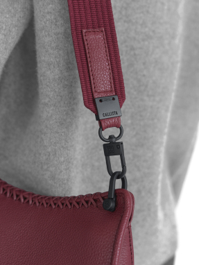 ΓΥΝΑΙΚΕΙΑ ΔΕΡΜΑΤΙΝΗ ΤΣΑΝΤΑ ΧΙΑΣΤΙ MEDIUM SADDLE | Μπορντό