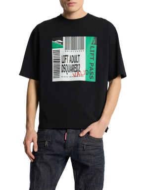 ΑΝΔΡΙΚΟ T-SHIRT SKI PASS | Μαύρο XL