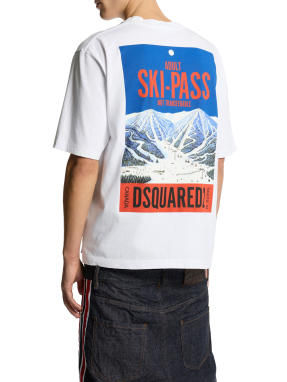 ΑΝΔΡΙΚΟ T-SHIRT SKI PASS | Λευκό XL