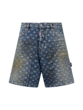 ΑΝΔΡΙΚΟ DENIM ΣΟΡΤΣ DIRTY WASH | Μπλε Σκούρο IT 52