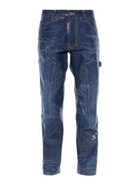 ΑΝΔΡΙΚΟ DENIM ΠΑΝΤΕΛΟΝΙ TEDDY SEQUIN | Μπλε Σκούρο IT 50