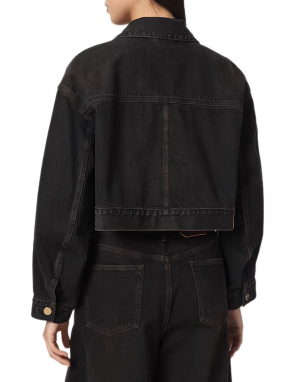 ΓΥΝΑΙΚΕΙΟ DENIM JACKET BLINK CROPPED | Καφέ Σκούρο OVERDYED BROWN M