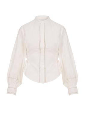 ΓΥΝΑΙΚΕΙΟ ΠΟΥΚΑΜΙΣΟ FRANCES | Λευκό OPTIC WHITE UK 8