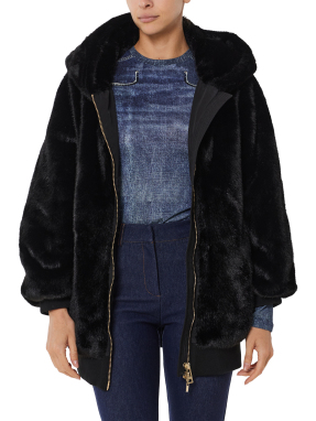 ΓΥΝΑΙΚΕΙΟ OVERSIZED JACKET | Μαύρο S