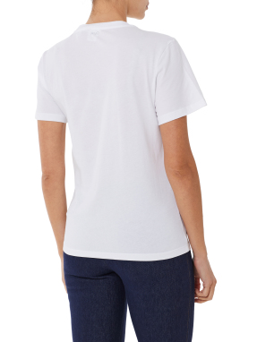 ΓΥΝΑΙΚΕΙΟ T-SHIRT ΜΕ ΤΥΠΩΜΑ | Λευκό LJ0/L9450 S