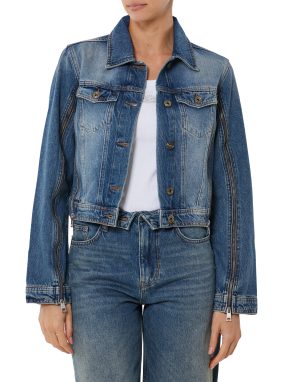 ΓΥΝΑΙΚΕΙΟ DENIM JACKET | Μπλε Σκούρο S
