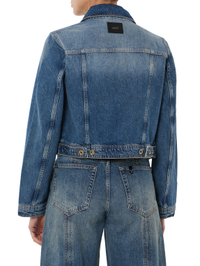 ΓΥΝΑΙΚΕΙΟ DENIM JACKET | Μπλε Σκούρο S