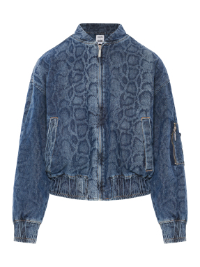 ΓΥΝΑΙΚΕΙΟ BOMBER JACKET | Μπλε Σκούρο S