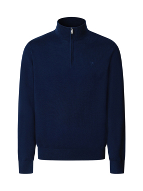 ΑΝΔΡΙΚΟ HALF-ZIP ΠΟΥΛΟΒΕΡ | Μπλε Σκούρο XL