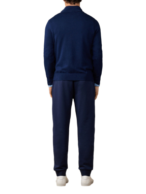 ΑΝΔΡΙΚΟ HALF-ZIP ΠΟΥΛΟΒΕΡ | Μπλε Σκούρο XL