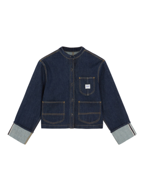 ΓΥΝΑΙΚΕΙΟ DENIM JACKET | Μπλε Σκούρο M