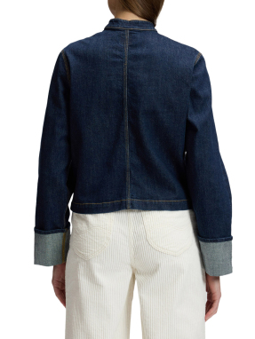 ΓΥΝΑΙΚΕΙΟ DENIM JACKET | Μπλε Σκούρο M
