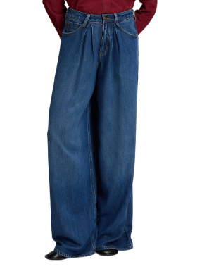ΓΥΝΑΙΚΕΙΟ WIDE DENIM ΠΑΝΤΕΛΟΝΙ | Μπλε 27/31