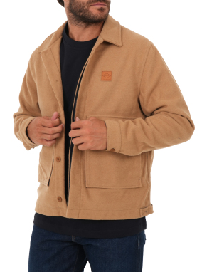 ΑΝΔΡΙΚΟ WOOL-BLEND JACKET | Μπεζ Σκούρο L