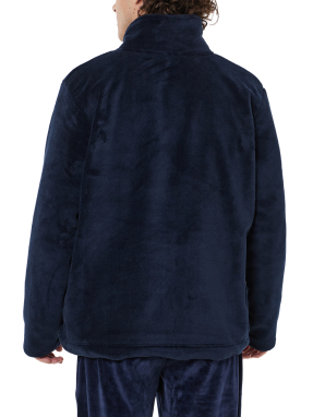 ΑΝΔΡΙΚΗ FLEECE ZAKETA | Μπλε XXL