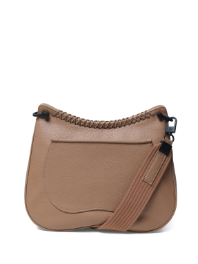ΓΥΝΑΙΚΕΙΑ ΔΕΡΜΑΤΙΝΗ ΤΣΑΝΤΑ ΧΙΑΣΤΙ MEDIUM SADDLE | Camel