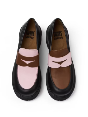 ΓΥΝΑΙΚΕΙΑ ΨΗΛΟΤΑΚΟΥΝΑ LOAFERS TWINS | Μαύρο  40