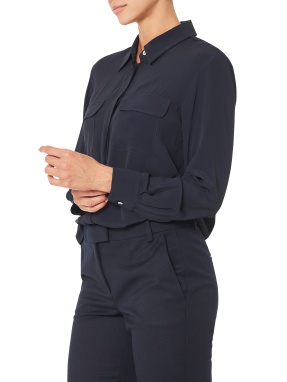 ΓΥΝΑΙΚΕΙΟ ΛΙΝΟ ΠΟΥΚΑΜΙΣΟ | Μπλε Σκούρο IT 48