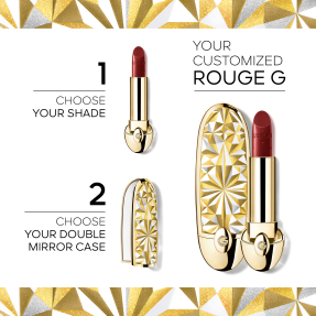 ROUGE G STELLAR THE DOUBLE MIRROR JEWEL CASE - LIMITED EDITION THE CUSTOMISABLE ULTRA-CARE LIPSTICK