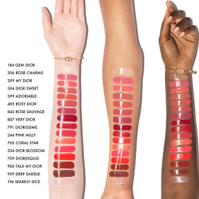 DIOR ADDICT GLASS LIPSTICK REFILL ULTRA-SHINE AND HYDRATING LIP GLOSS STICK | 2,7gr 306 Rose Charms