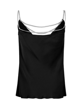 ΓΥΝΑΙΚΕΙΟ  ΣΑΤΕΝ ΤΟΠ | Μαύρο FR 40