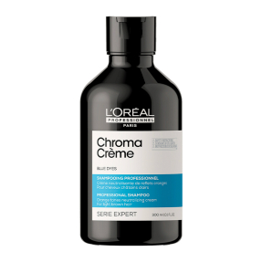 SERIE EXPERT CHROMA CREME ΣΑΜΠΟΥΑΝ ΜΕ ΜΠΛΕ ΧΡΩΣΤΙΚΕΣ ΓΙΑ ΑΝΟΙΧΤΑ ΚΑΣΤΑΝΑ ΜΑΛΛΙΑ | 300ml