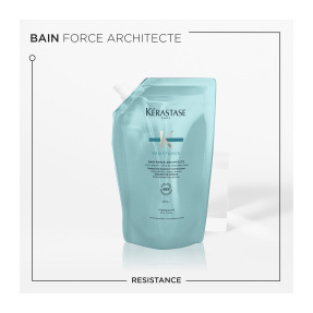 RÉSISTANCE REFILL ΣΑΜΠΟΥΑΝ BAIN FORCE ARCHITECTE ΓΙΑ ΕΠΑΝΟΡΘΩΣΗ | 500ml