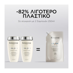 DENSIFIQUE REFILL ΣΑΜΠΟΥΑΝ BAIN DENSITÉ ΓΙΑ ΜΑΛΛΙΑ ΜΕ ΟΡΑΤΗ ΈΛΛΕΙΨΗ ΠΥΚΝΟΤΗΤΑΣ | 500ml