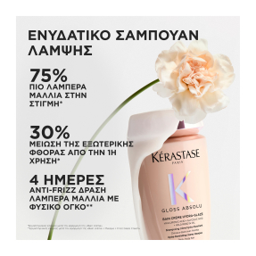 GLOSS ABSOLU BAIN CRÉME ΕΝΥΔΑΤΙΚΟ ΣΑΜΠΟΥΑΝ ΛΑΜΨΗΣ | 250ml