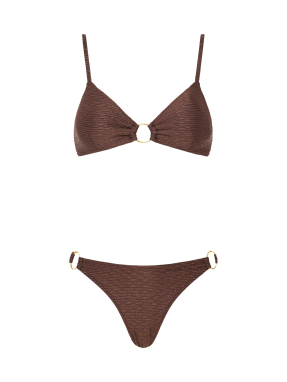 ΓΥΝΑΙΚΕΙΟ ΜΠΙΚΙΝΙ ΣΕΤ | Καφέ Σκούρο S