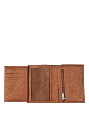 ΓΥΝΑΙΚΕΙΟ ΔΕΡΜΑΤΙΝΟ ΠΟΡΤΟΦΟΛΙ LE FOULONNÉ | Καφέ