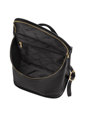 ΓΥΝΑΙΚΕΙΟ ΔΕΡΜΑΤΙΝΟ ΣΑΚΙΔΙΟ ΠΑΛΤΗΣ LE FOULONNÉ | Μαύρο