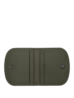 ΔΕΡΜΑΤΙΝΗ ΚΑΡΤΟΘΗΚΗ LE PLIAGE XTRA | Χακί