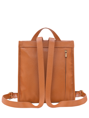 ΓΥΝΑΙΚΕΙΟ ΔΕΡΜΑΤΙΝΟ ΣΑΚΙΔΙΟ ΠΑΛΤΗΣ LE FOULONNÉ | Καφέ