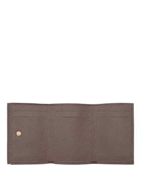 ΓΥΝΑΙΚΕΙΟ ΠΟΡΤΟΦΟΛΙ LE FOULONNE COMPACT | Καφέ Σκούρο