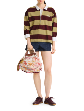 ΓΥΝΑΙΚΕΙΑ ΤΣΑΝΤΑ ΩΜΟΥ LE PLIAGE COLLECTION MESH BAG | Εκρού