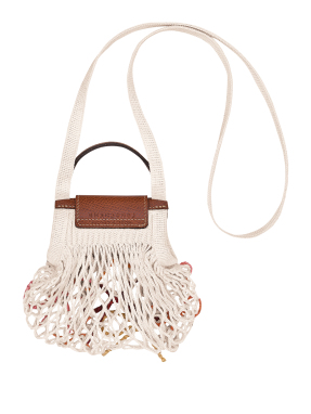 ΓΥΝΑΙΚΕΙΑ ΤΣΑΝΤΑ ΩΜΟΥ LE PLIAGE COLLECTION MESH BAG | Εκρού