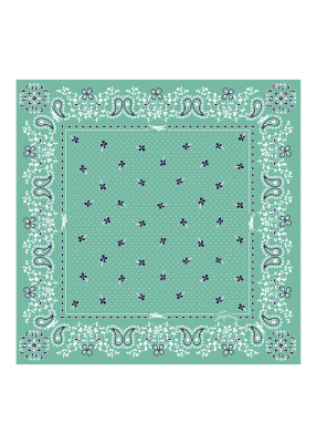 ΓΥΝΑΙΚΕΙΟ ΦΟΥΛΑΡΙ FRENCH BANDANA SILK SCARF 50 | Φυστικί