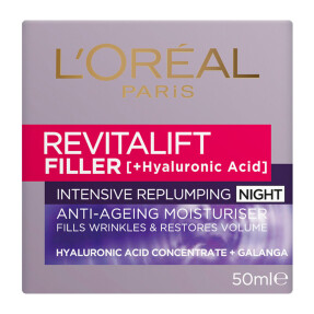 REVITALIFT FILLER ΚΡΕΜΑ ΣΥΣΦΙΞΗΣ ΝΥΧΤΑΣ ΜΕ ΥΑΛΟΥΡΟΝΙΚΟ ΟΞΥ | 50ml