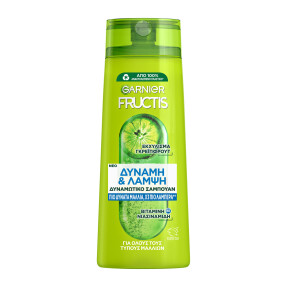 FRUCTIS ΔΥΝΑΜΗ & ΛΑΜΨΗ ΣΑΜΠΟΥΑΝ ΓΙΑ ΕΝΔΥΝΑΜΩΣΗ ΤΩΝ ΚΑΝΟΝΙΚΩΝ ΜΑΛΛΙΩΝ | 400ml