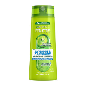 FRUCTIS ΔΥΝΑΜΗ & ΛΑΜΨΗ ΣΑΜΠΟΥΑΝ 2 Σε 1 ΓΙΑ ΕΝΔΥΝΑΜΩΣΗ ΤΩΝ ΚΑΝΟΝΙΚΩΝ ΜΑΛΛΙΩΝ | 400ml
